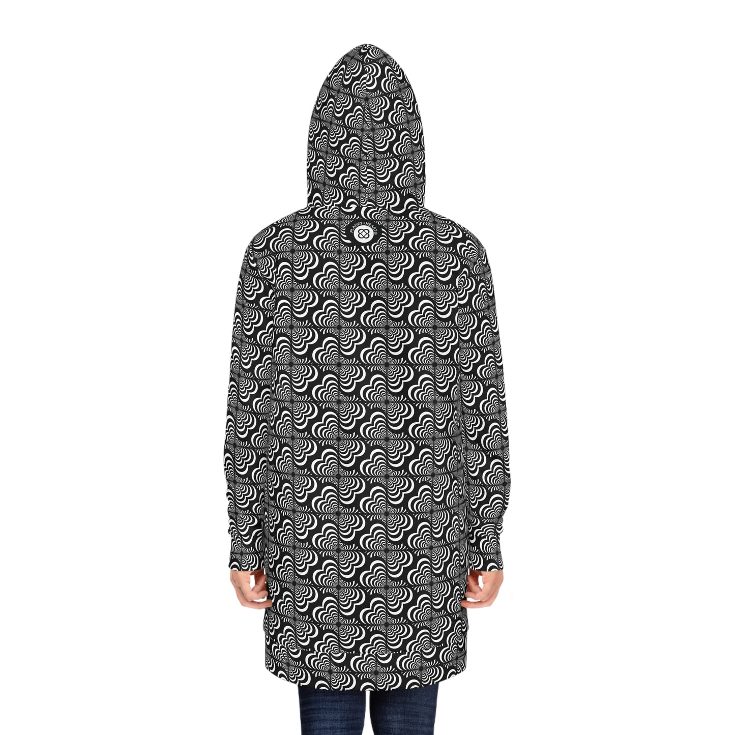 Zebra Love™ Hoodie Dress — Black and White, Original design!