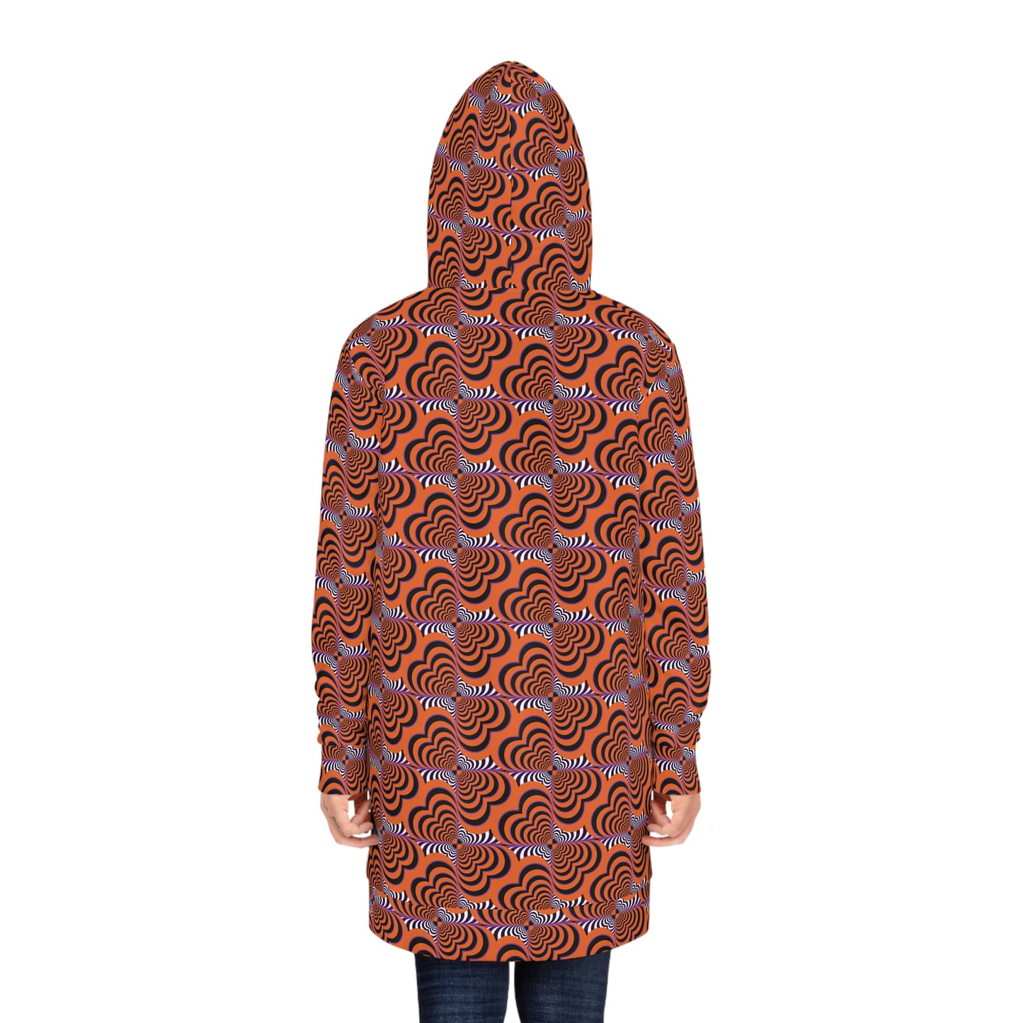 Halloween Zebra Love™ Hoodie Dress — Orange, Black, & Purple!
