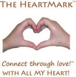 Original 2003 HeartMark™ heart hand image with the Connect Through Love slogan and With All My Heart company name