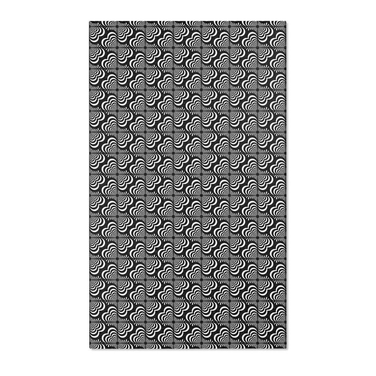 Zebra Love™ Area Rug — Black and White
