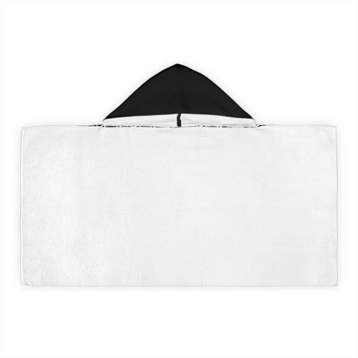 Zebra Love™ Youth Hooded Towel — Black & White