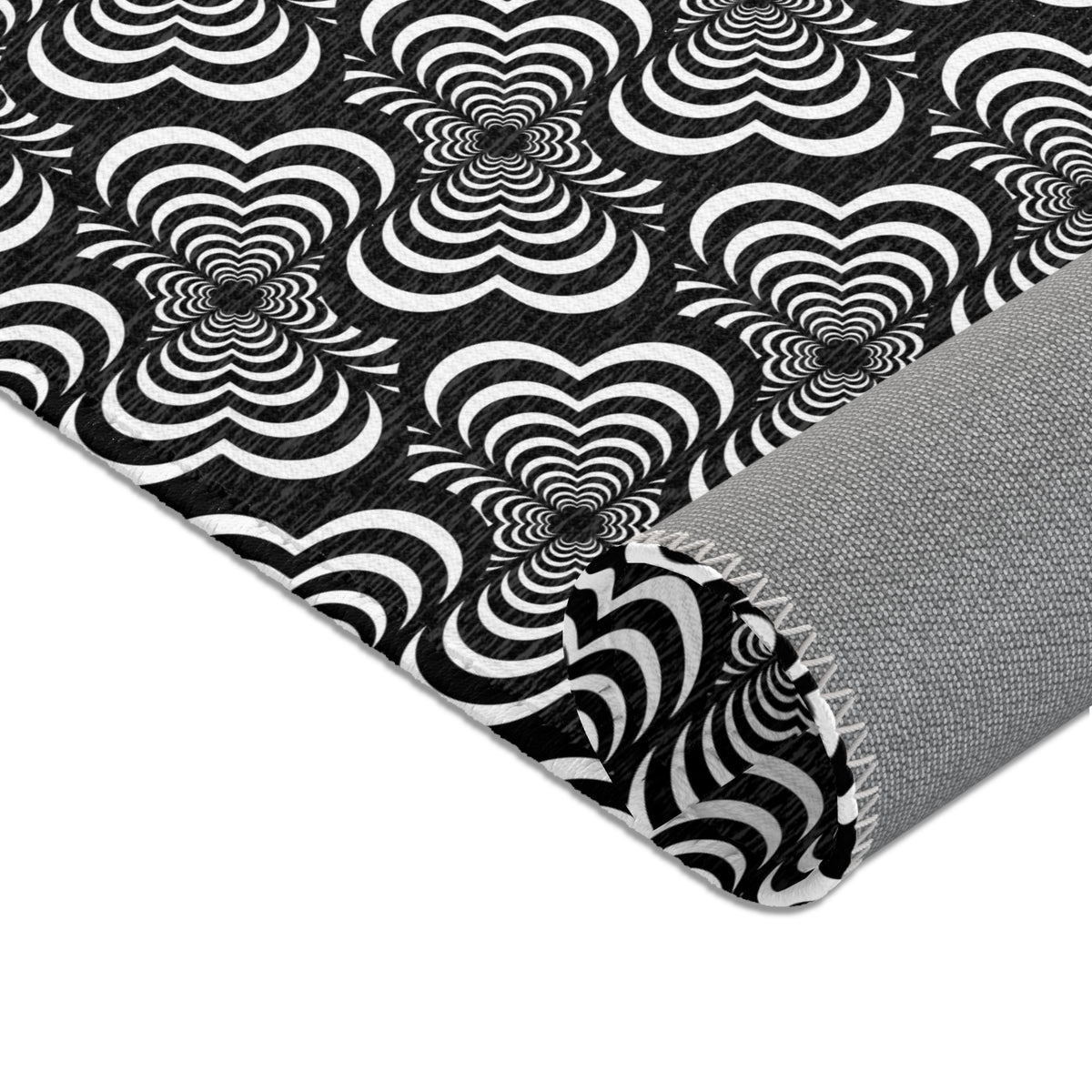 Zebra Love™ Area Rug — Black and White