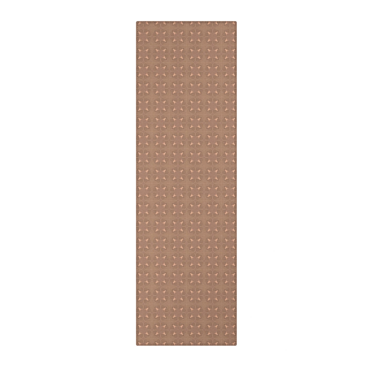 F2 Bullseye Area Rug — Warm Taupe Patterned Accent Rug for Living Room & Entryway