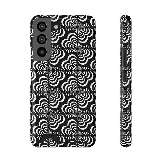 Zebra Love (TM) Black & White Phone Card Case — Slim Wallet Phone Case