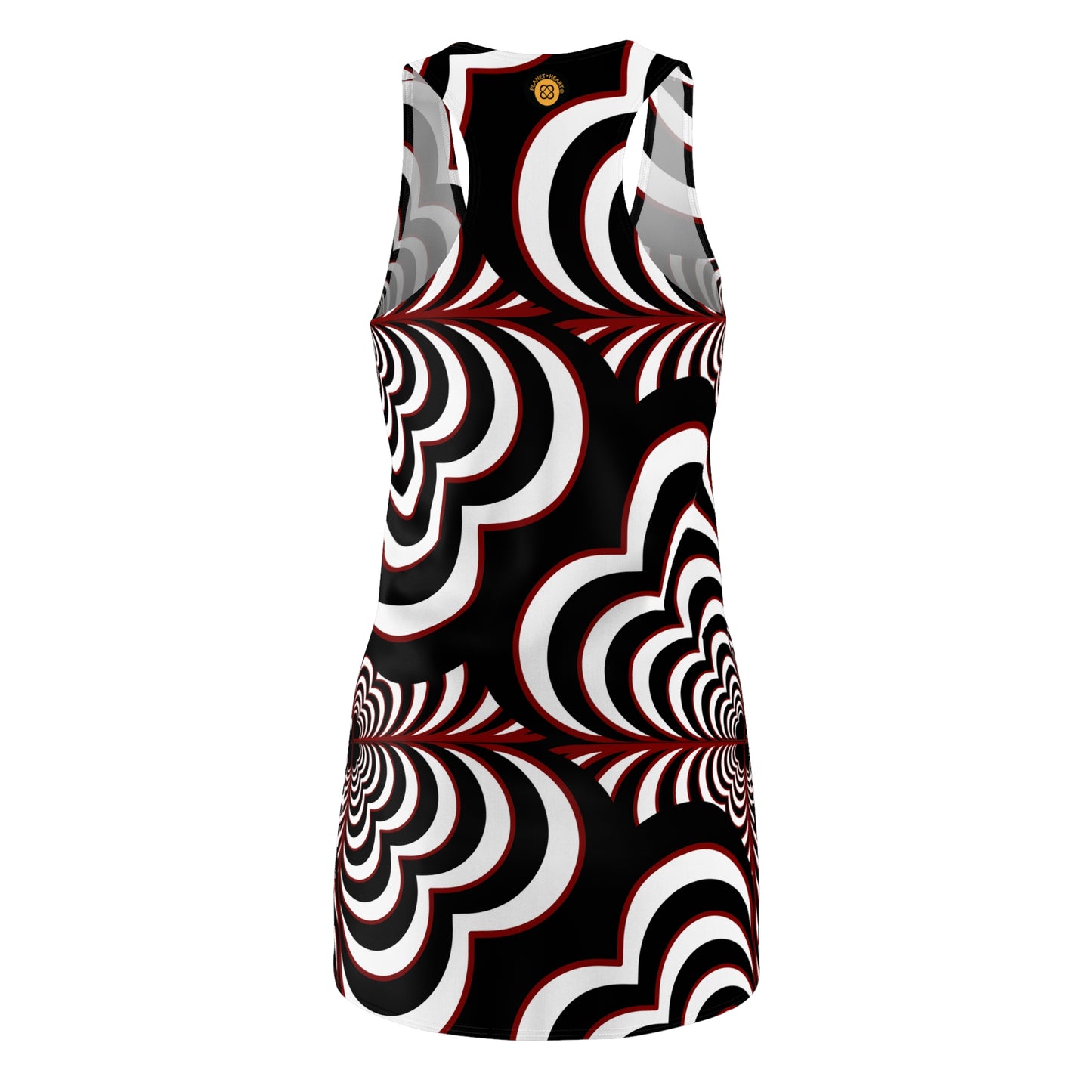 Zebra Love (TM) Racerback Dress — Black, White & Red