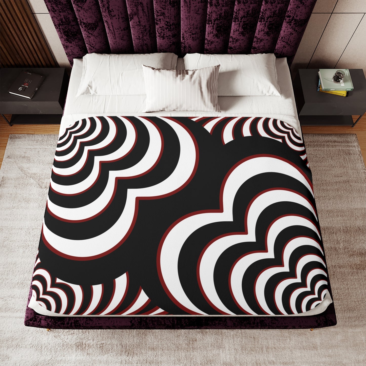 Zebra Love (TM) Sherpa Blanket/Throw