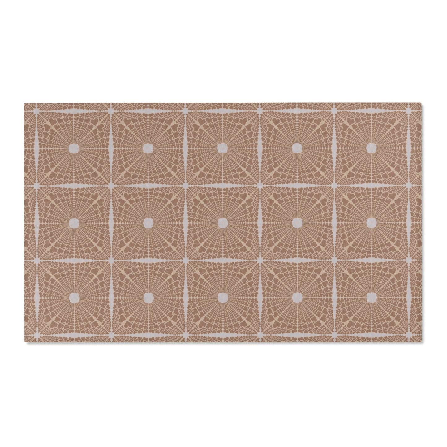 Heartburst Area Rug — Neutral Tan