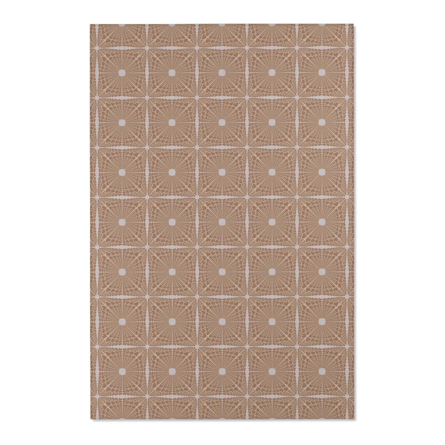 Heartburst Area Rug — Neutral Tan