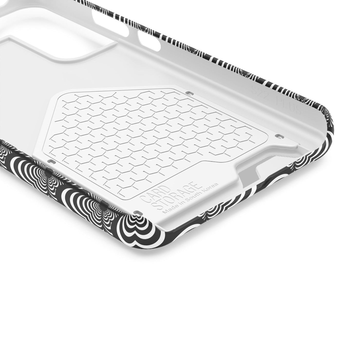 Zebra Love (TM) Black & White Phone Card Case — Slim Wallet Phone Case