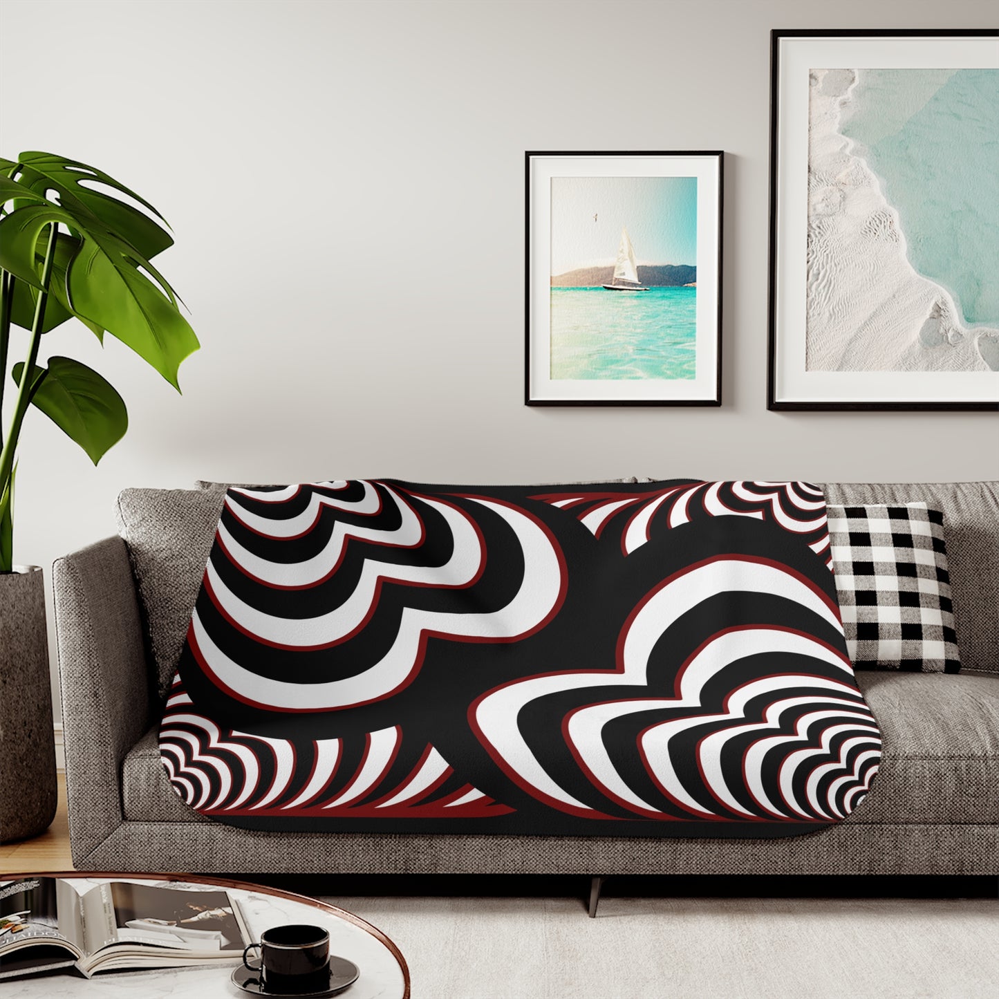 Zebra Love (TM) Sherpa Blanket/Throw
