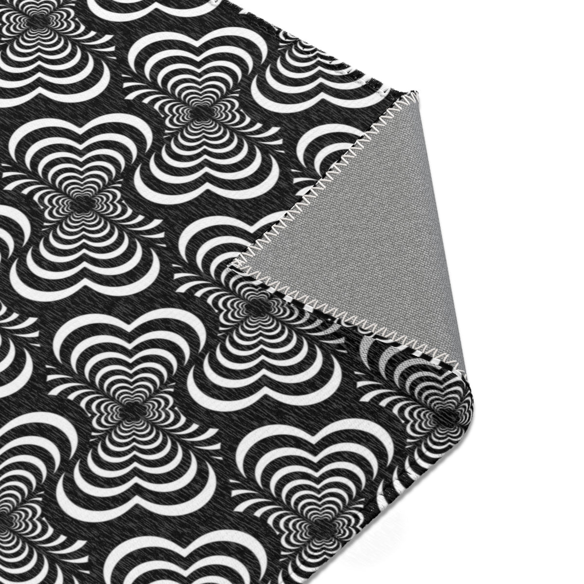 Zebra Love™ Area Rug — Black and White
