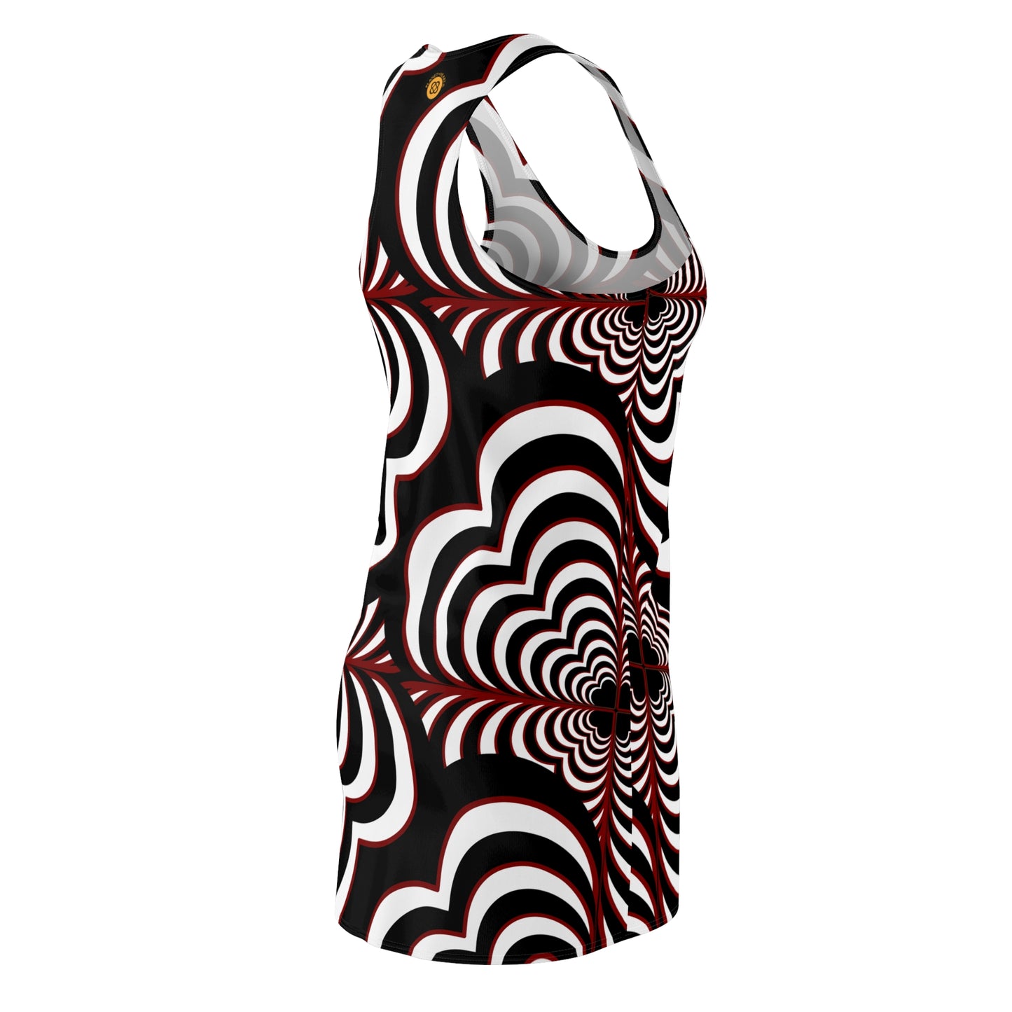 Zebra Love (TM) Racerback Dress — Black, White & Red