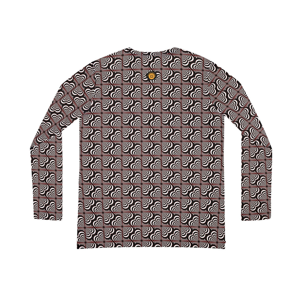 Women's V-Neck Long Sleeve Shirt — Zebra Love™ Heart