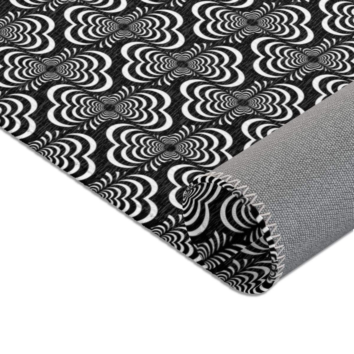 Zebra Love™ Area Rug — Black and White