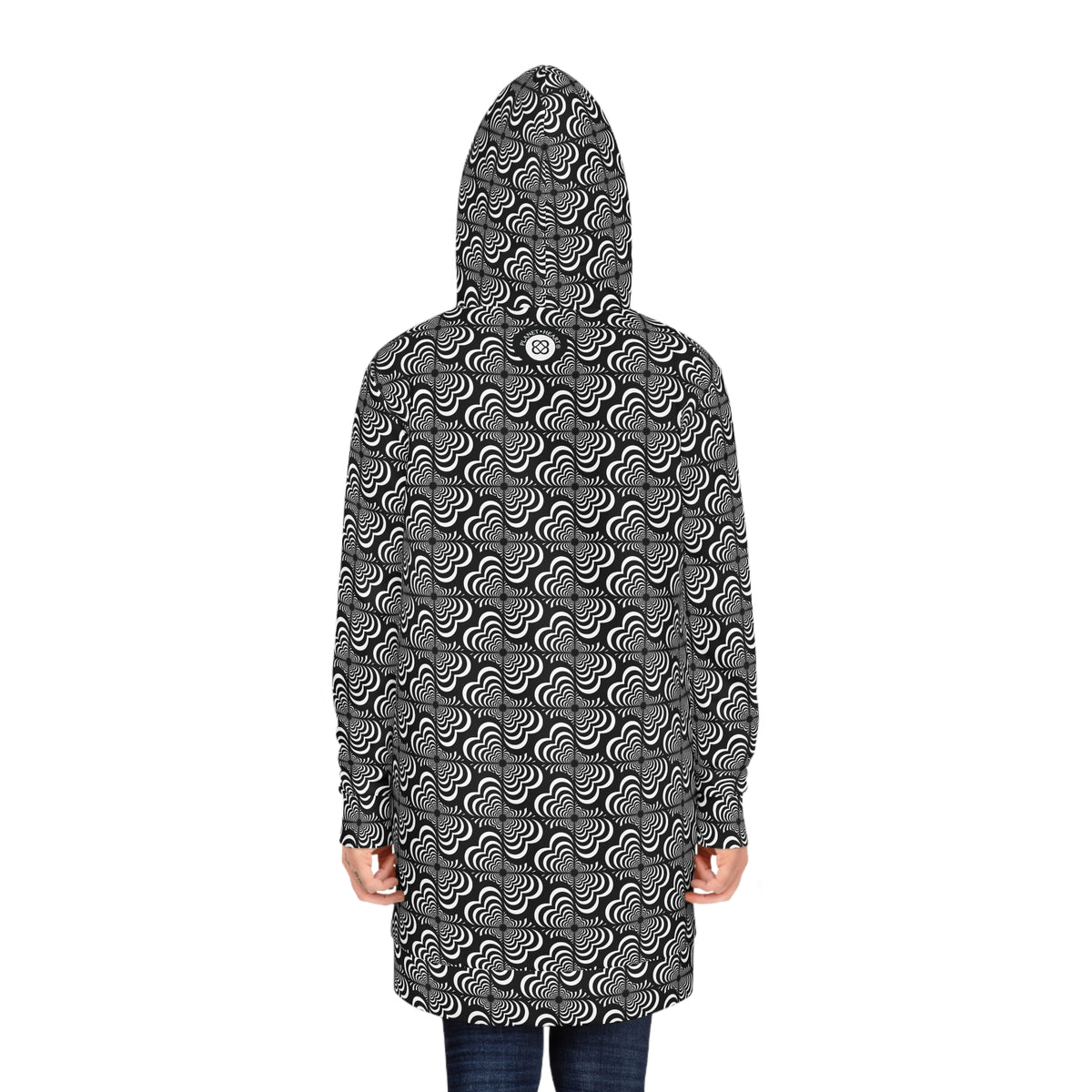 Zebra Love™ Hoodie Dress — Black and White, Original design!