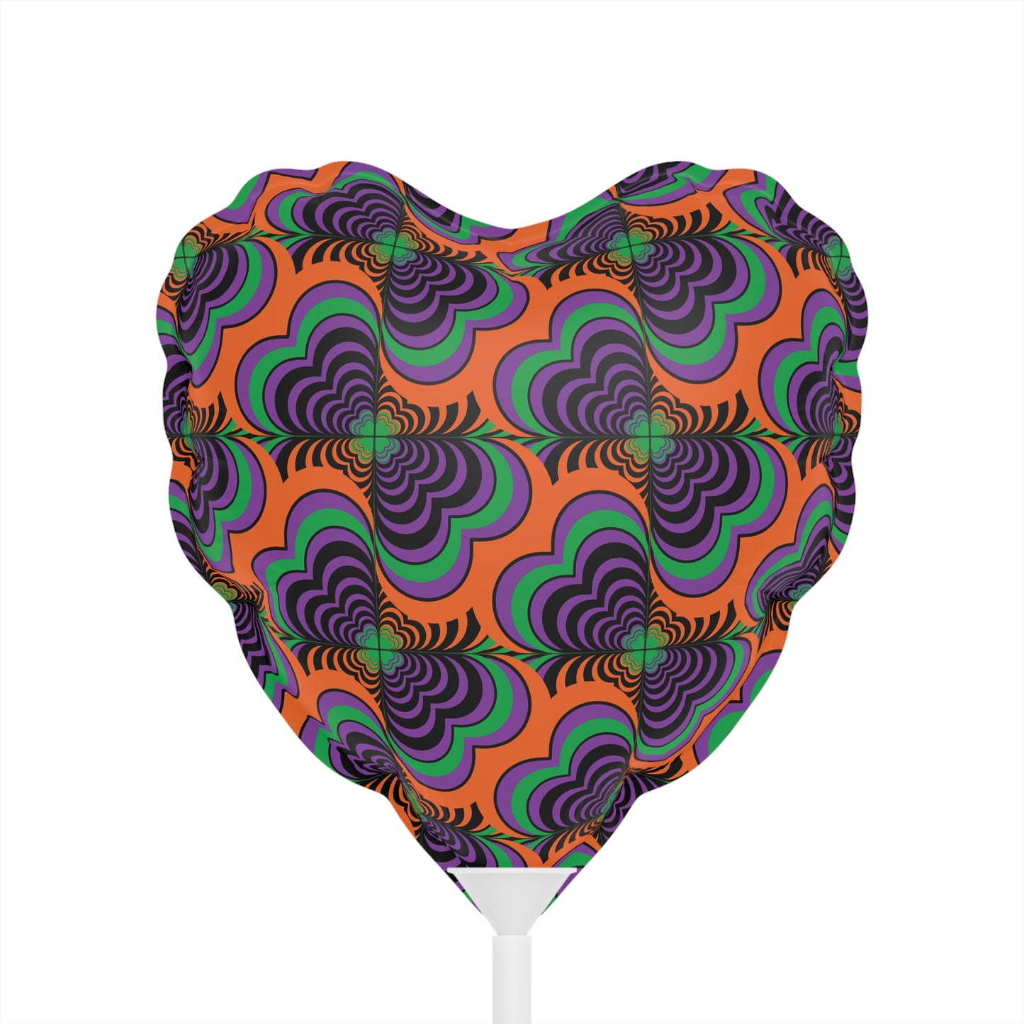 6" Heart Balloon — Heart Mandala Halloween Party Decor
