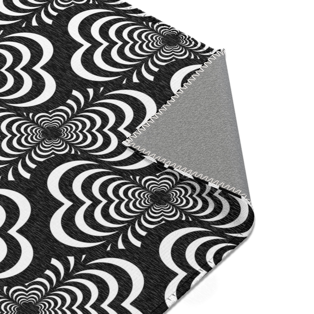 Zebra Love™ Area Rug — Black and White
