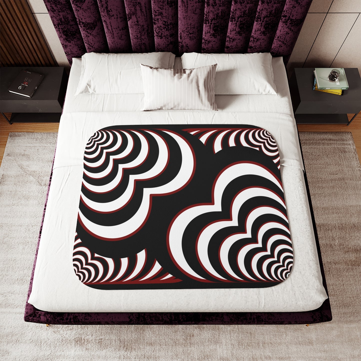 Zebra Love (TM) Sherpa Blanket/Throw