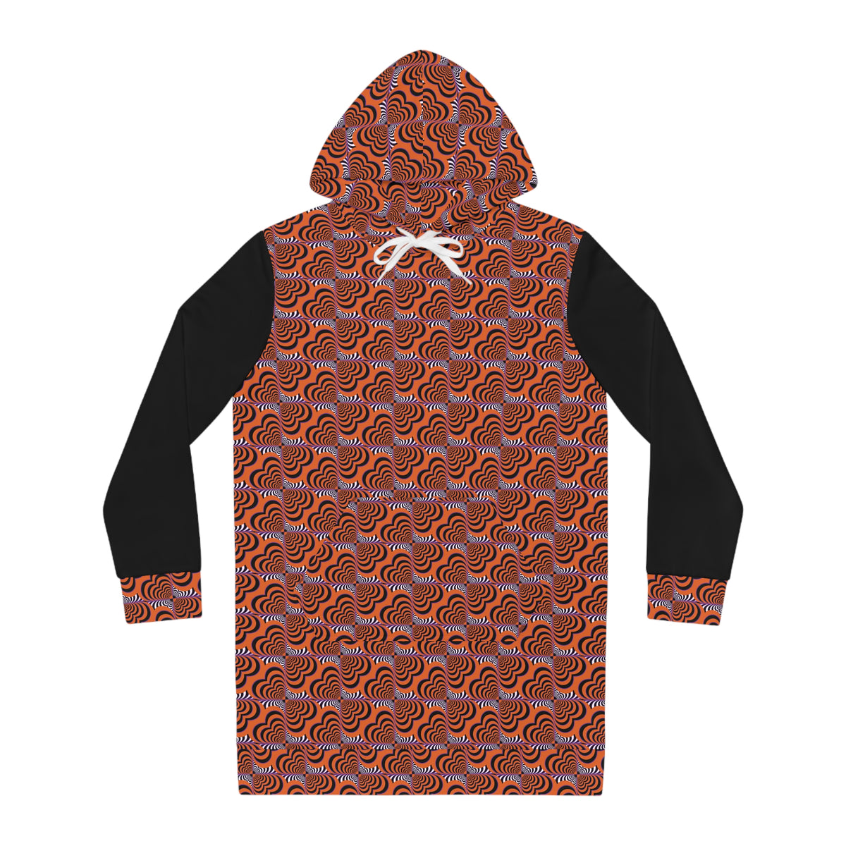 Hallowee/Fall Zebra Love™ Hoodie Dress- Orange, Black & Purple too!