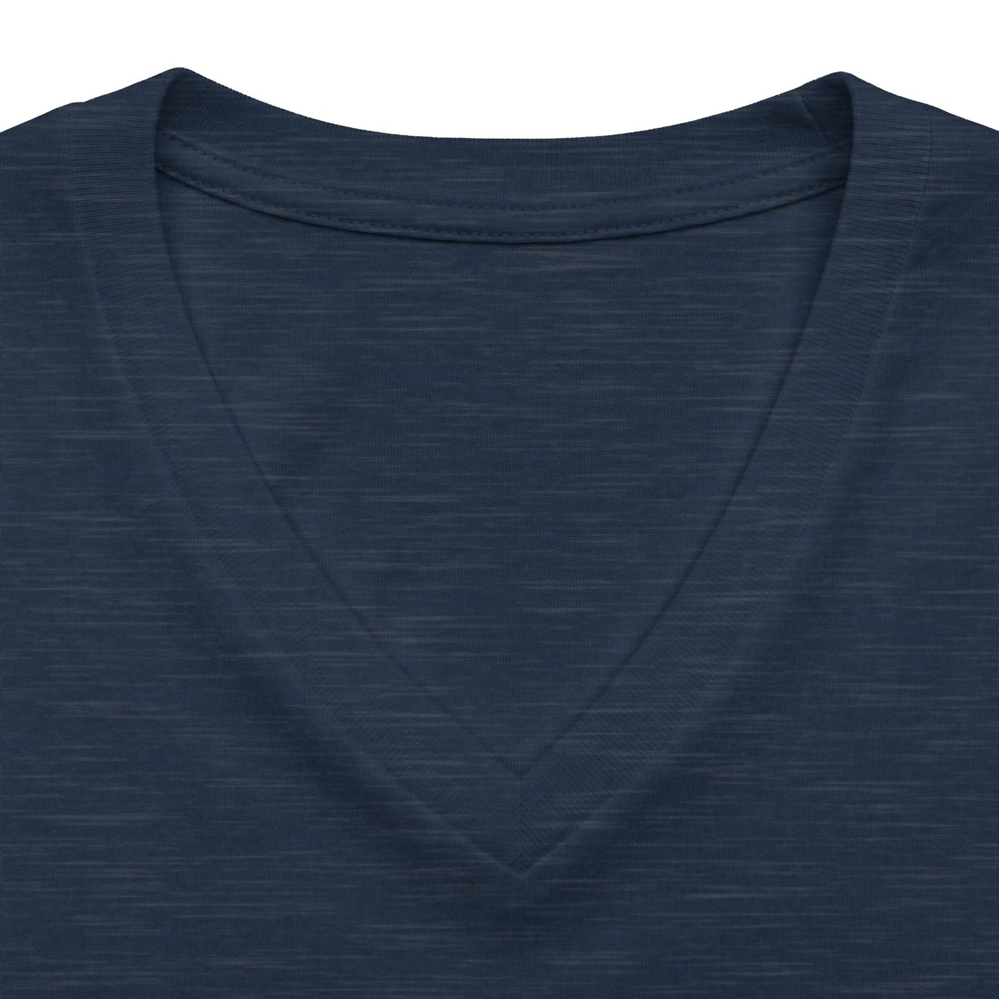 Women's V‑Neck Tee — Skeletal Lips Mandala