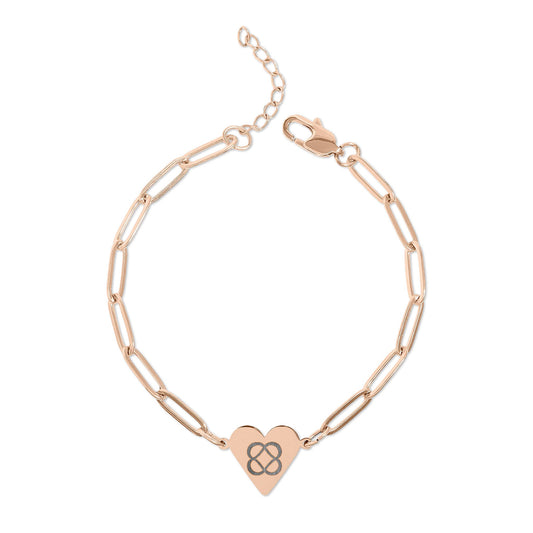 Power of Infinite Goodness (TM) Paperclip Heart Bracelet!