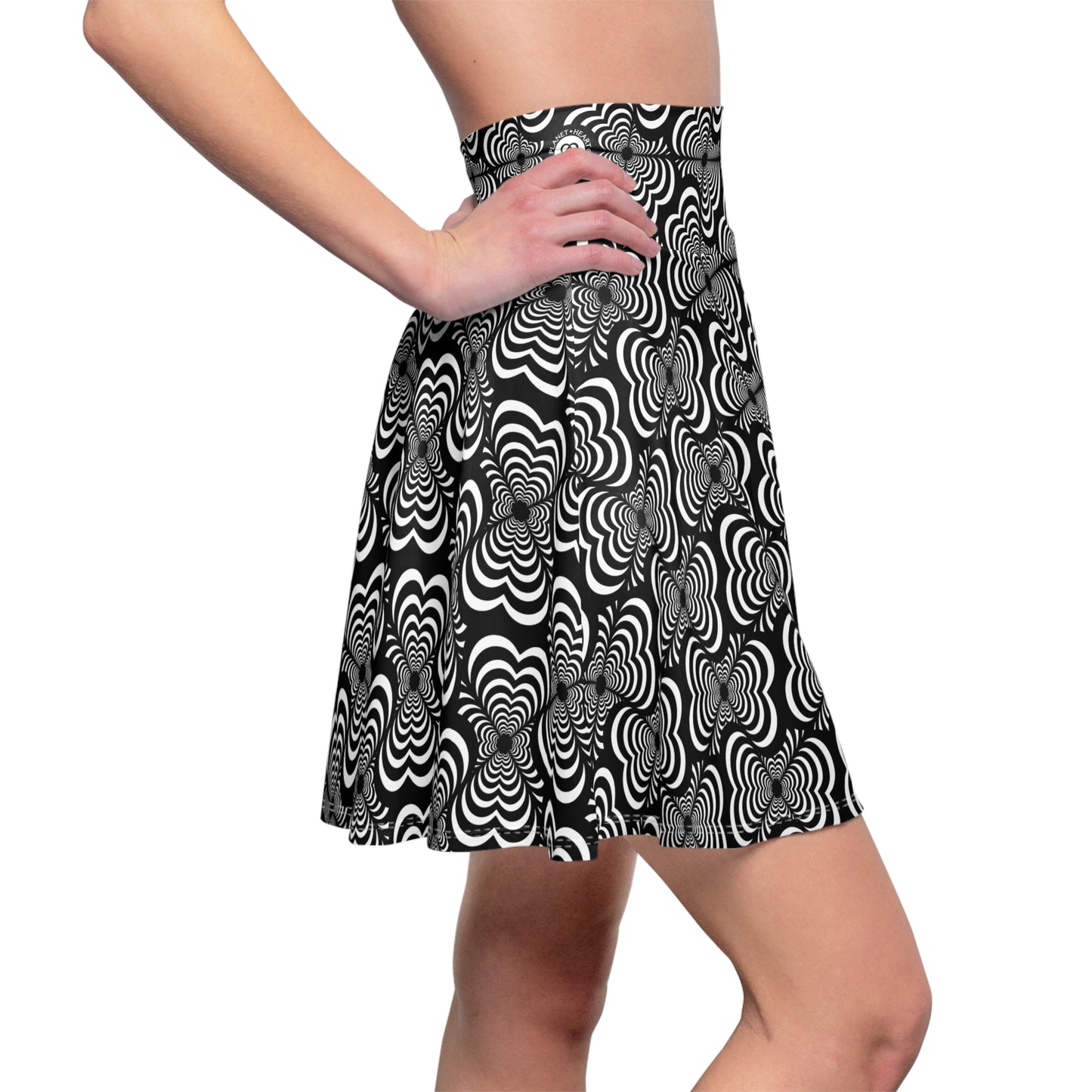 Zebra Love™ Skater Skirt- Black and White Original Design!