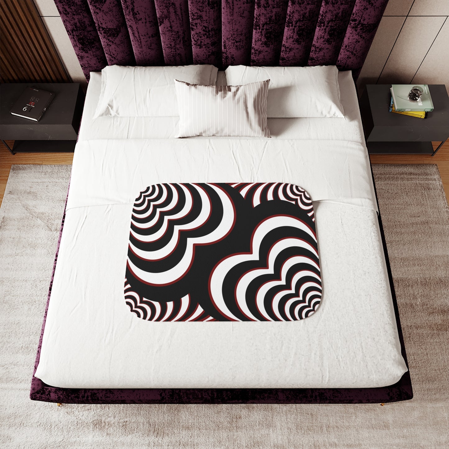 Zebra Love (TM) Sherpa Blanket/Throw