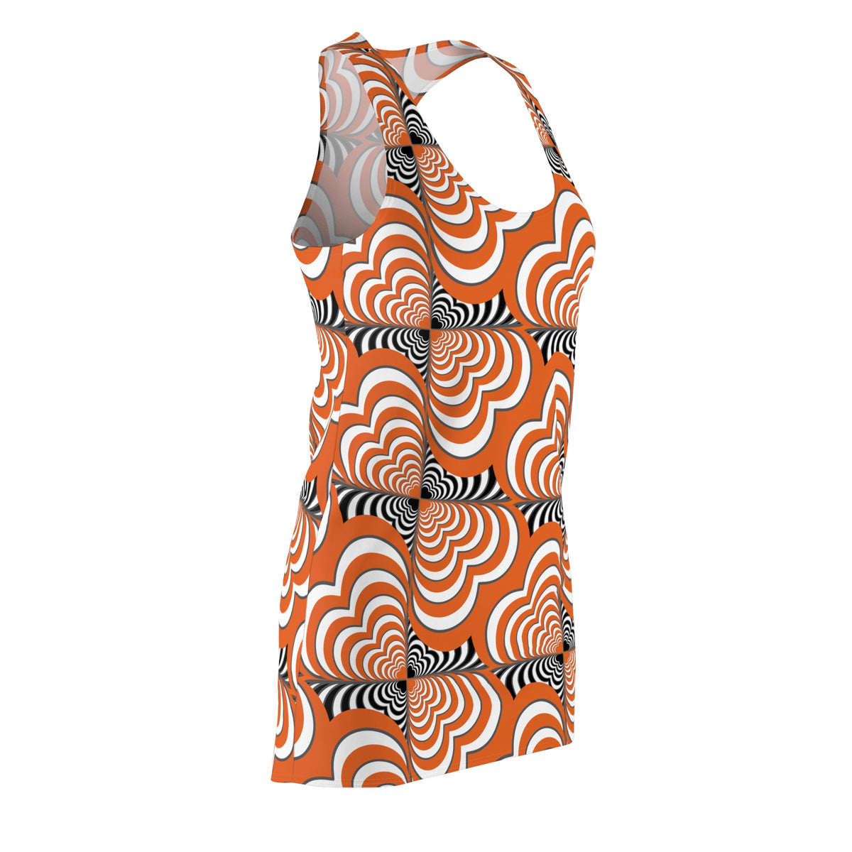 Halloween Zebra Love™ Racerback Dress —"Fredda Flinstone"