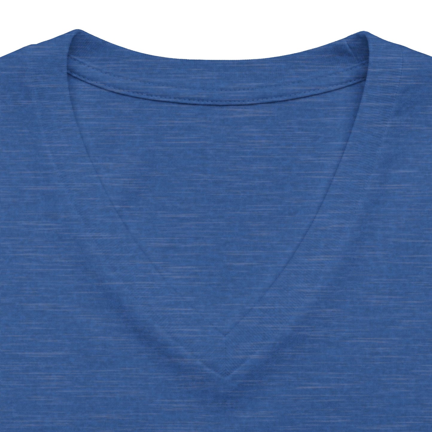 Women's V‑Neck Tee — Skeletal Lips Mandala