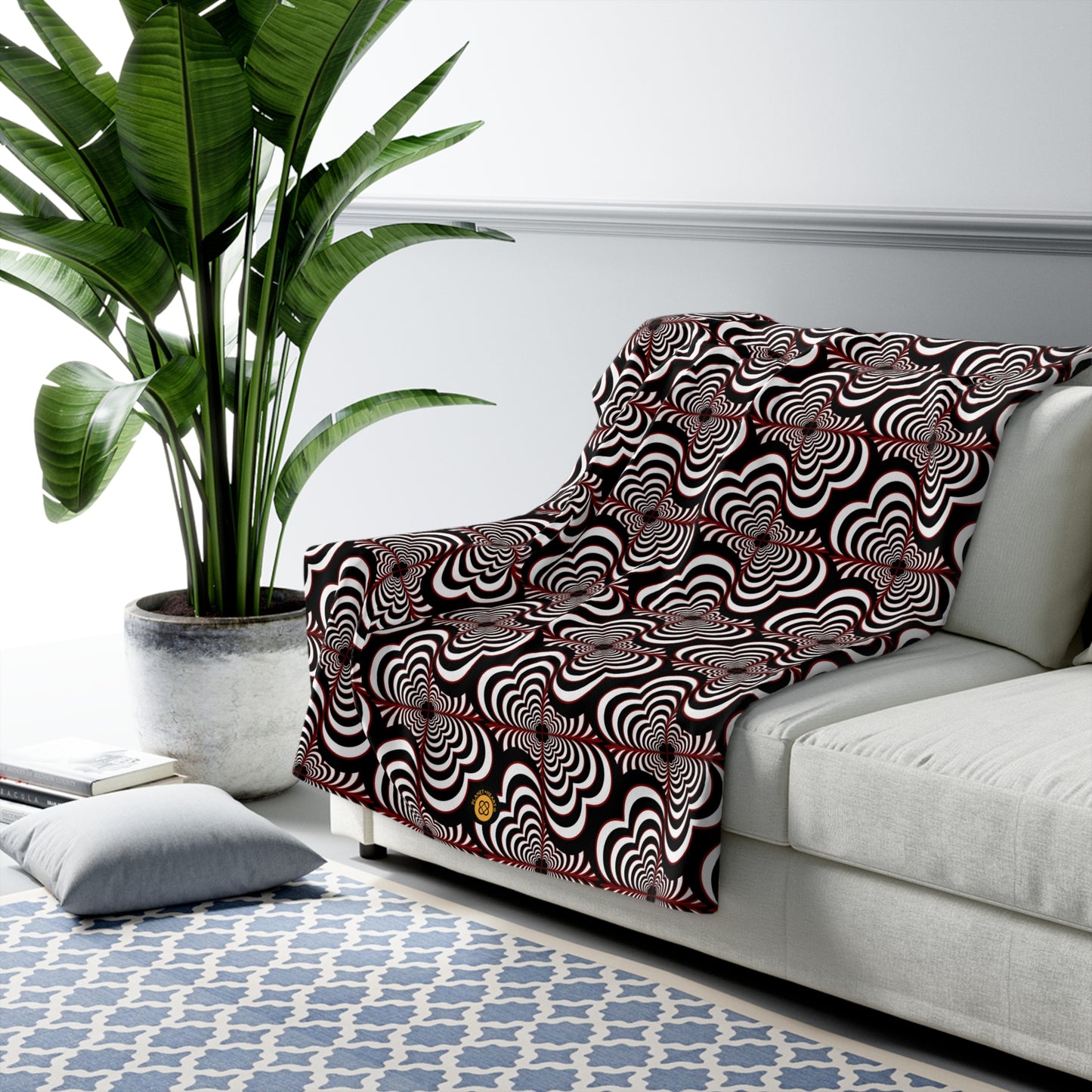 Zebra Love (TM) Sherpa Blanket /Throw