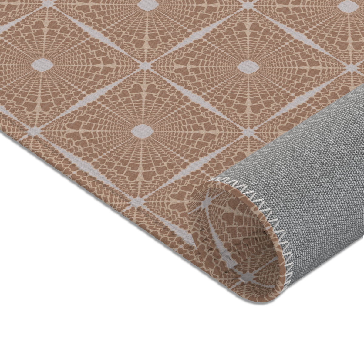 Heartburst Area Rug — Neutral Tan