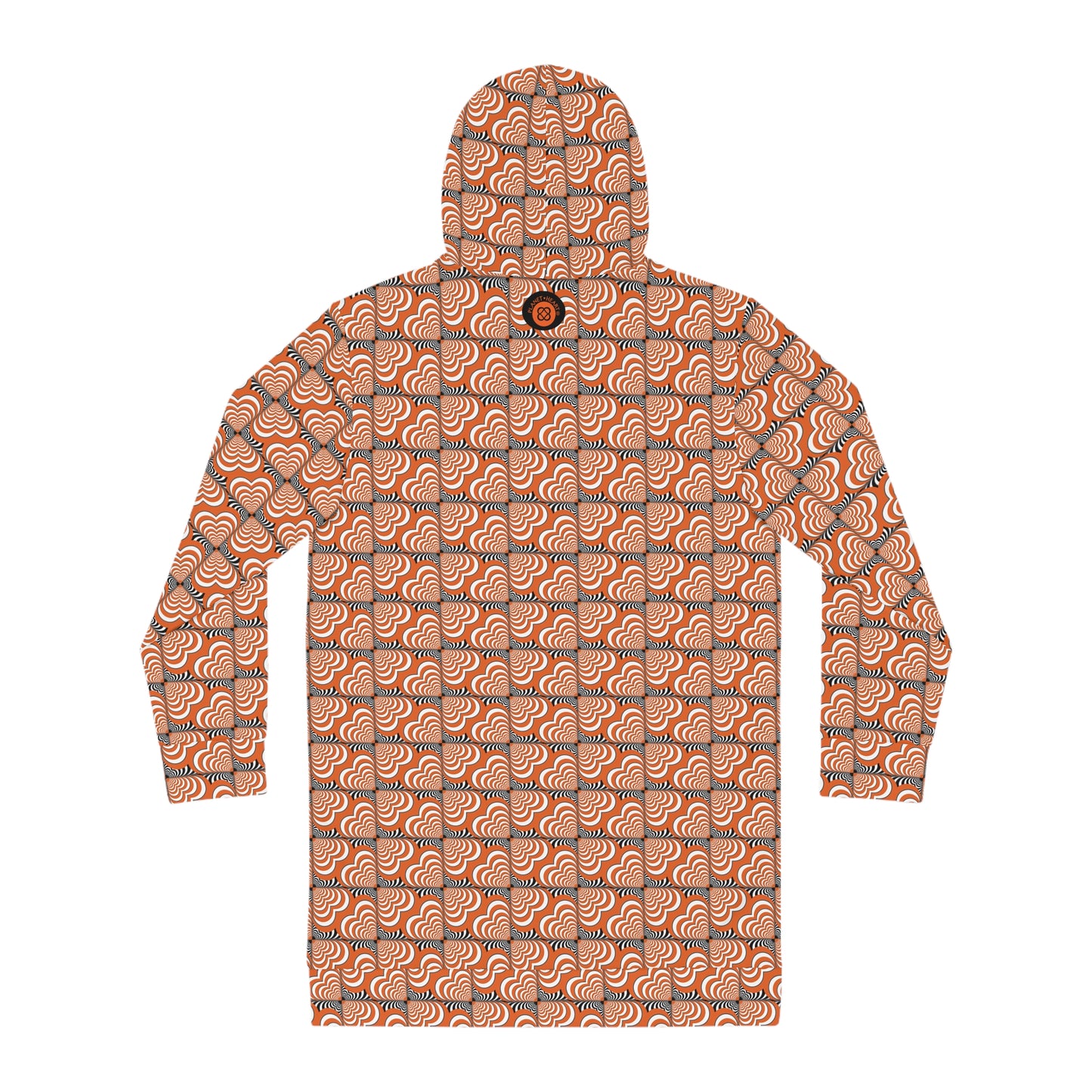 Halloween Hoodie Dress - "Heartastic Halloween" with Zebra Love™