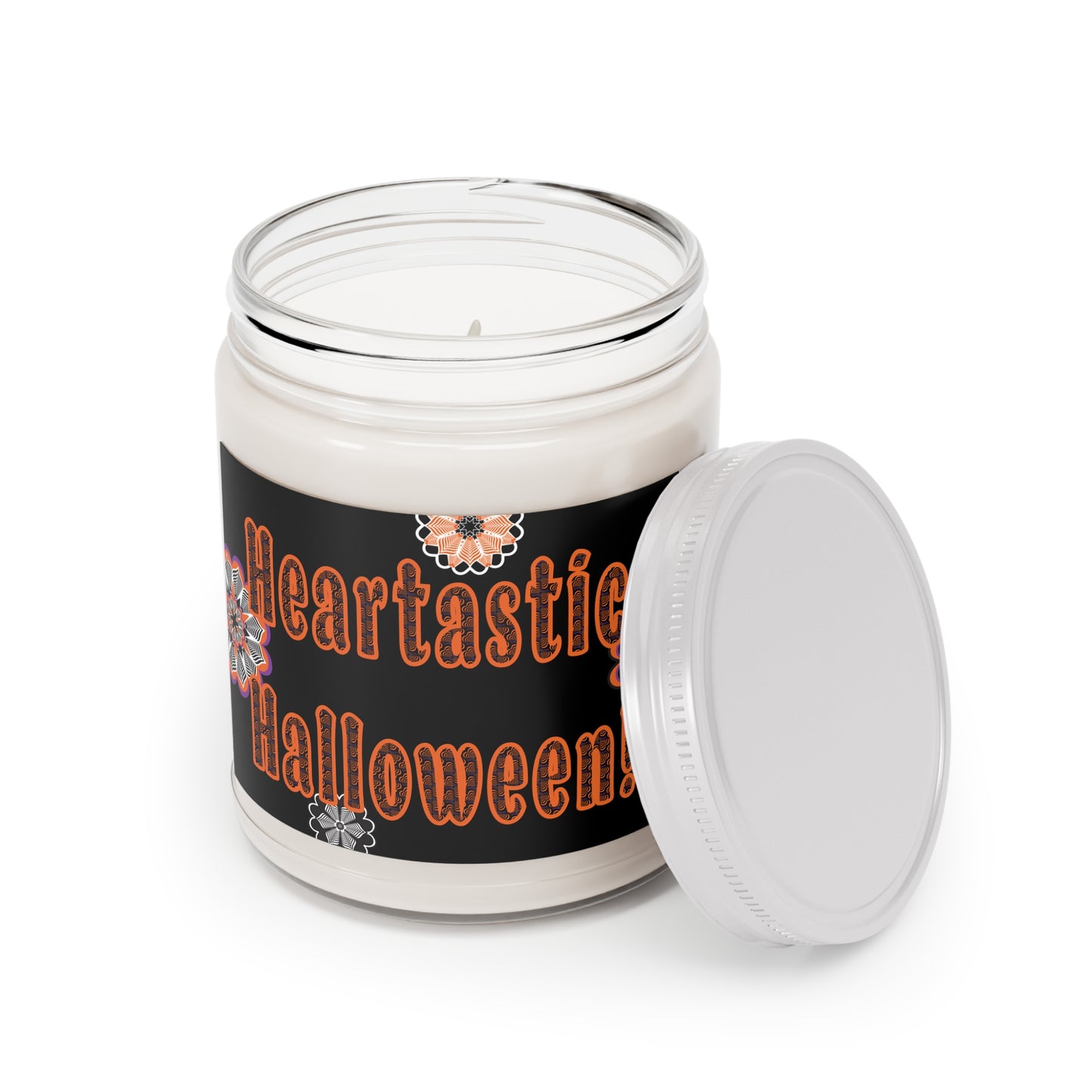 Halloween Scented Soy Candle (9oz) — 'Heartastic Halloween!'