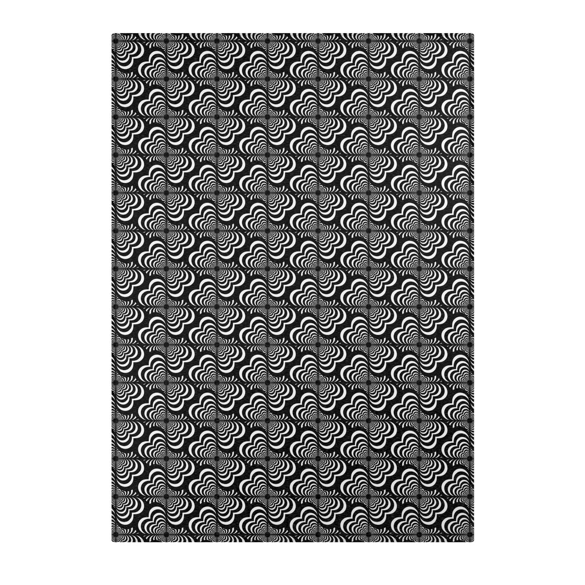 Zebra Love™ Area Rug — Black and White