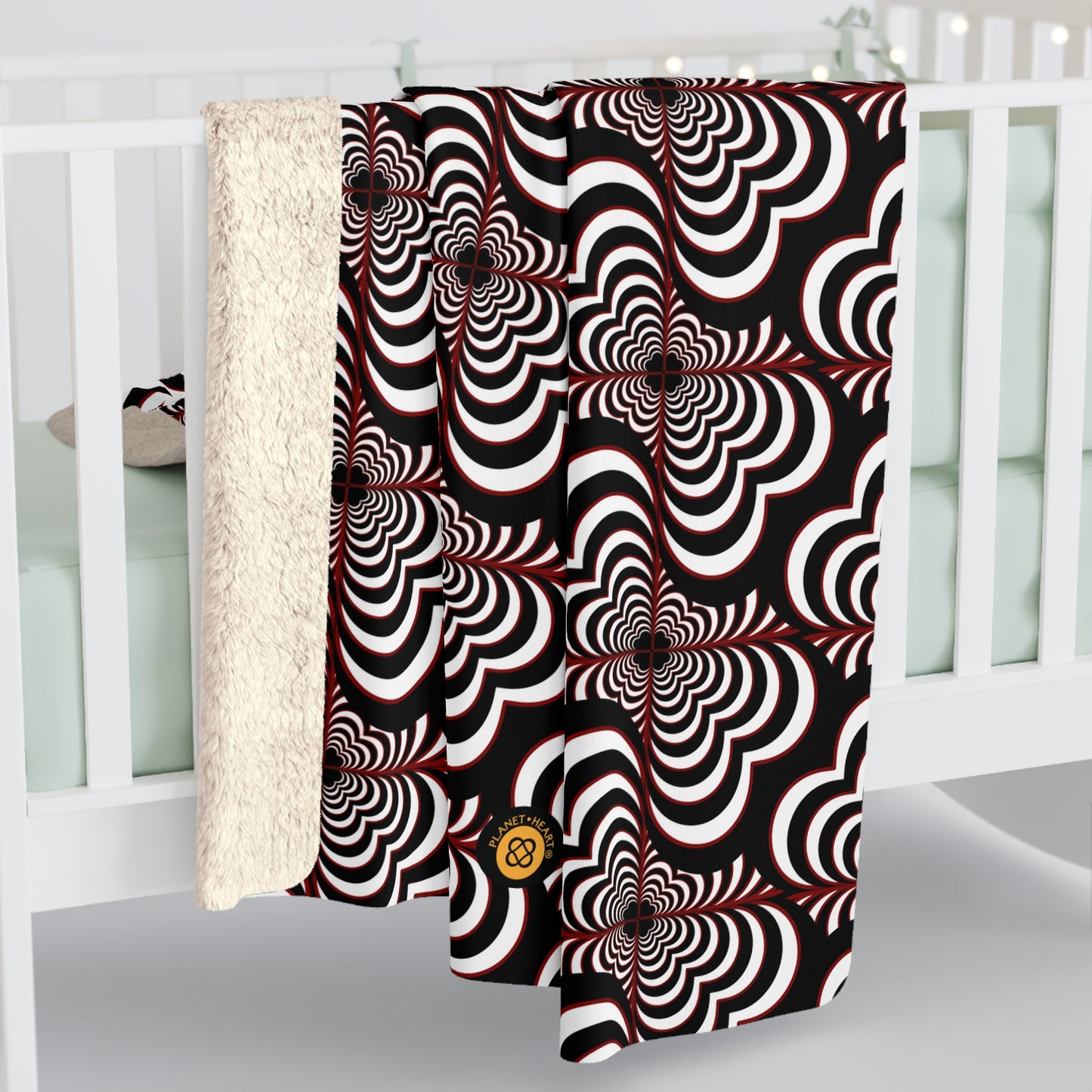 Zebra Love (TM) Sherpa Blanket /Throw
