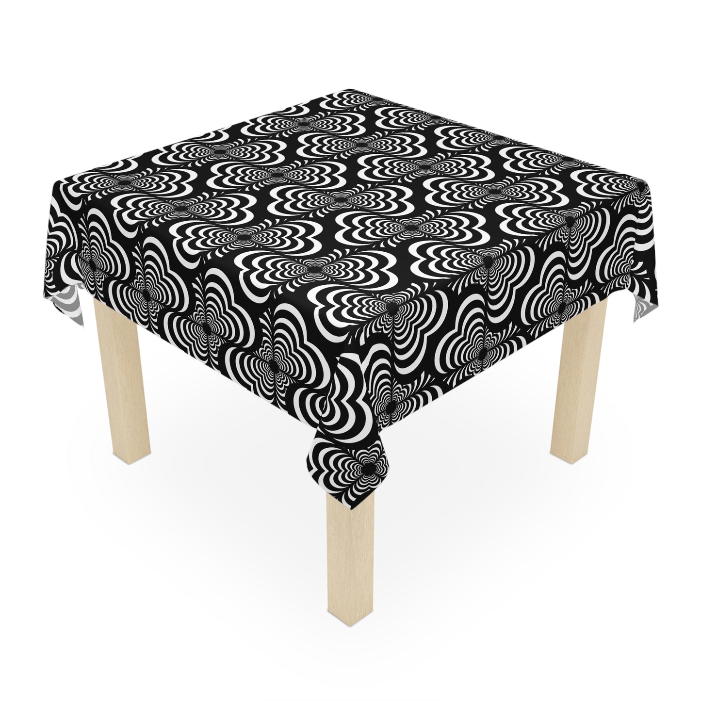 Zebra Love (TM) Tablecloth- Black and White