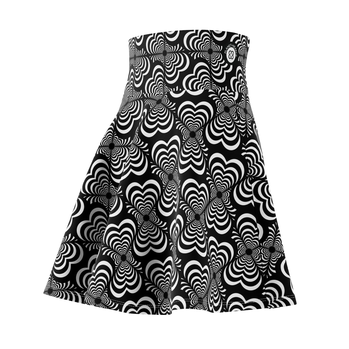 Zebra Love™ Skater Skirt- Black and White Original Design!