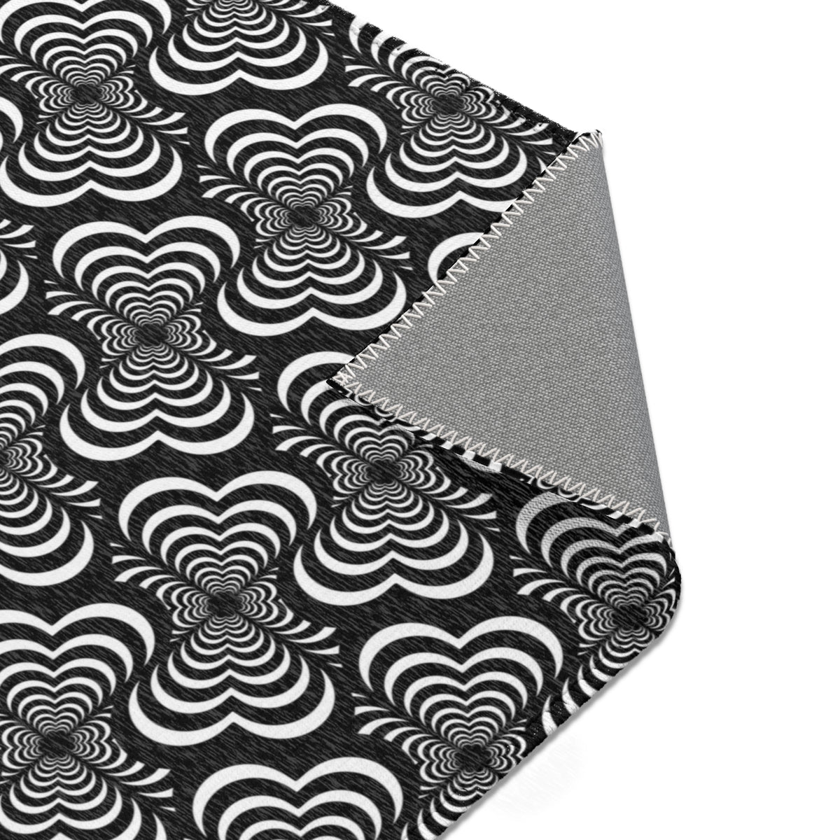 Zebra Love™ Area Rug — Black and White