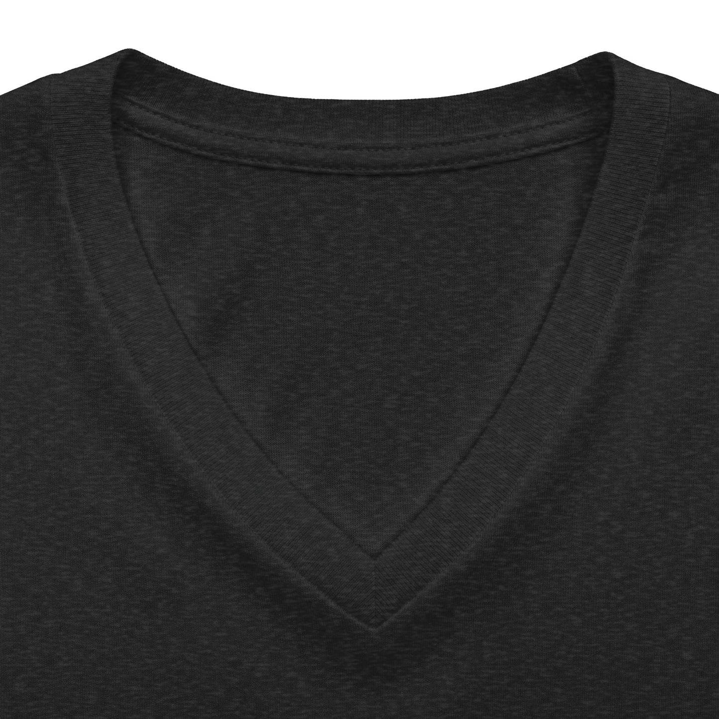 Women's V‑Neck Tee — Skeletal Lips Mandala