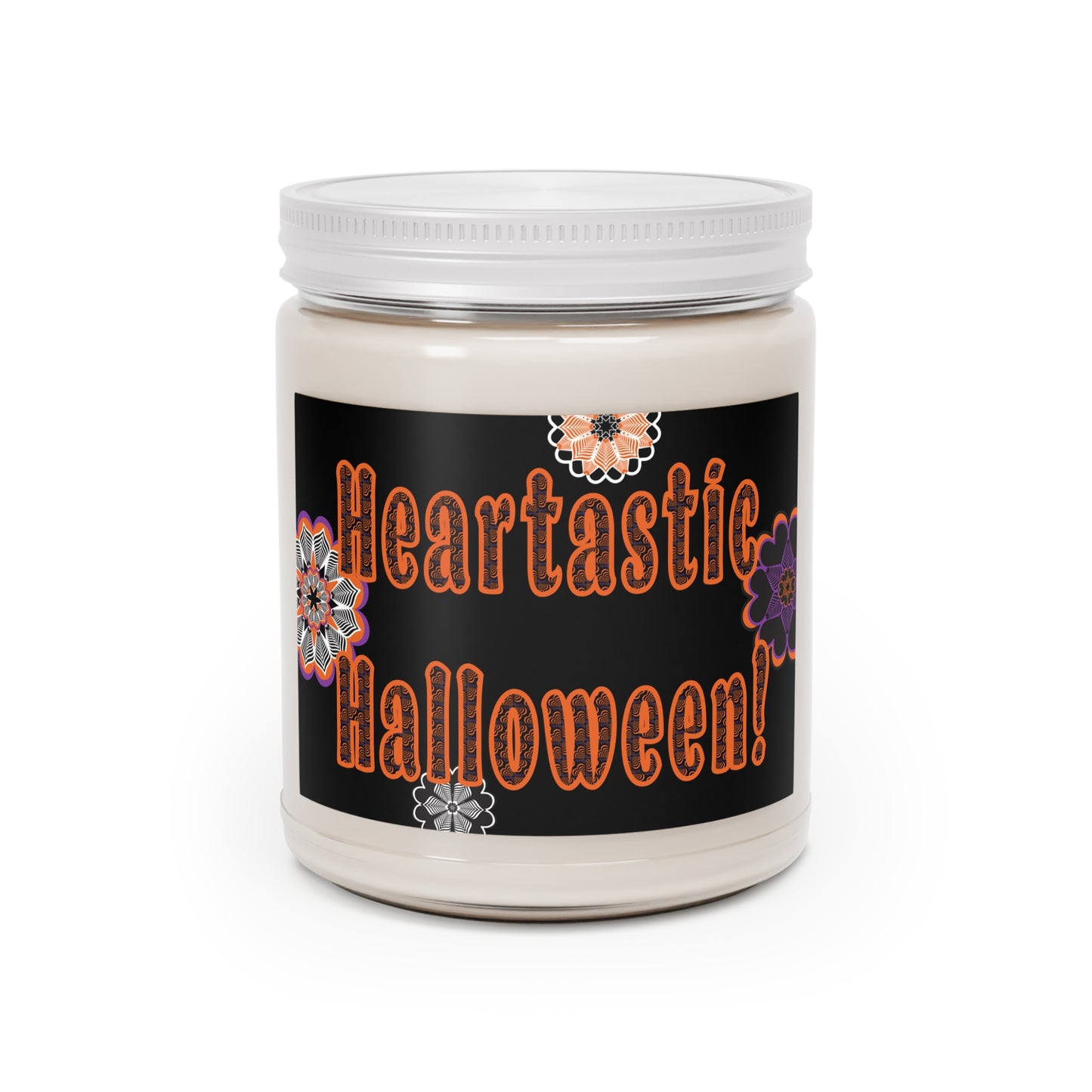 Halloween Scented Soy Candle (9oz) — 'Heartastic Halloween!'