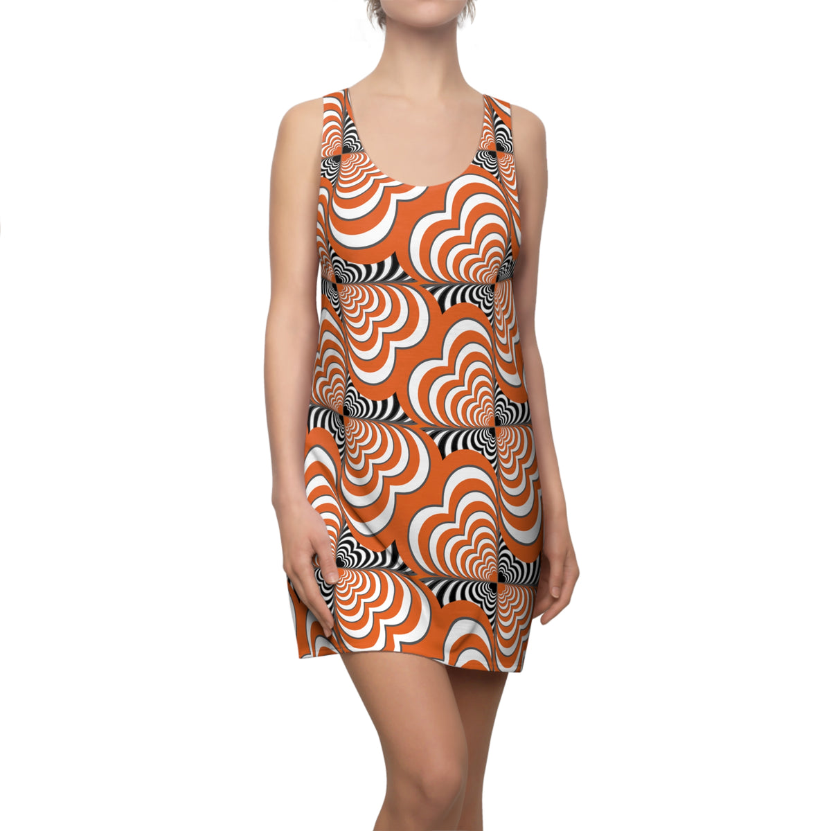 Halloween Zebra Love™ Racerback Dress —"Fredda Flinstone"