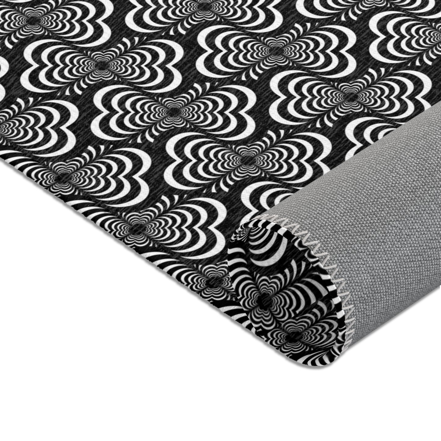 Zebra Love™ Area Rug — Black and White