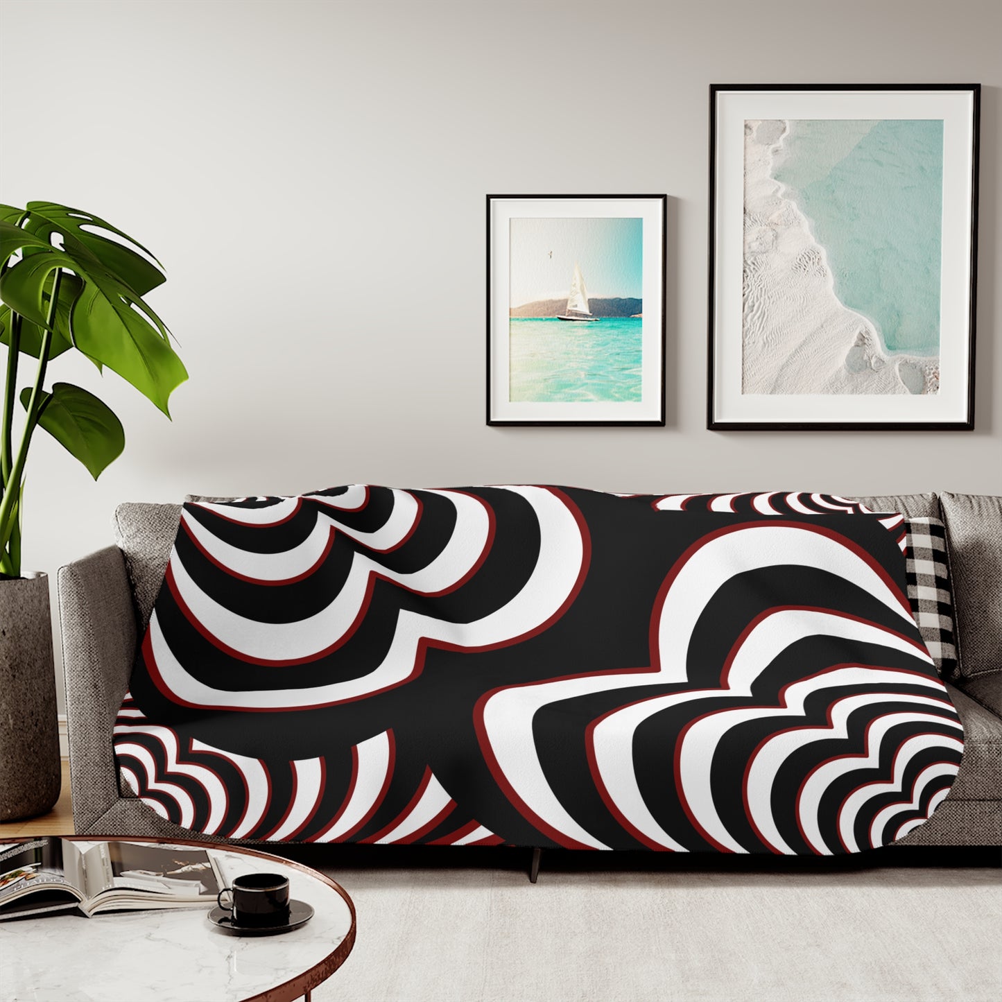 Zebra Love (TM) Sherpa Blanket/Throw