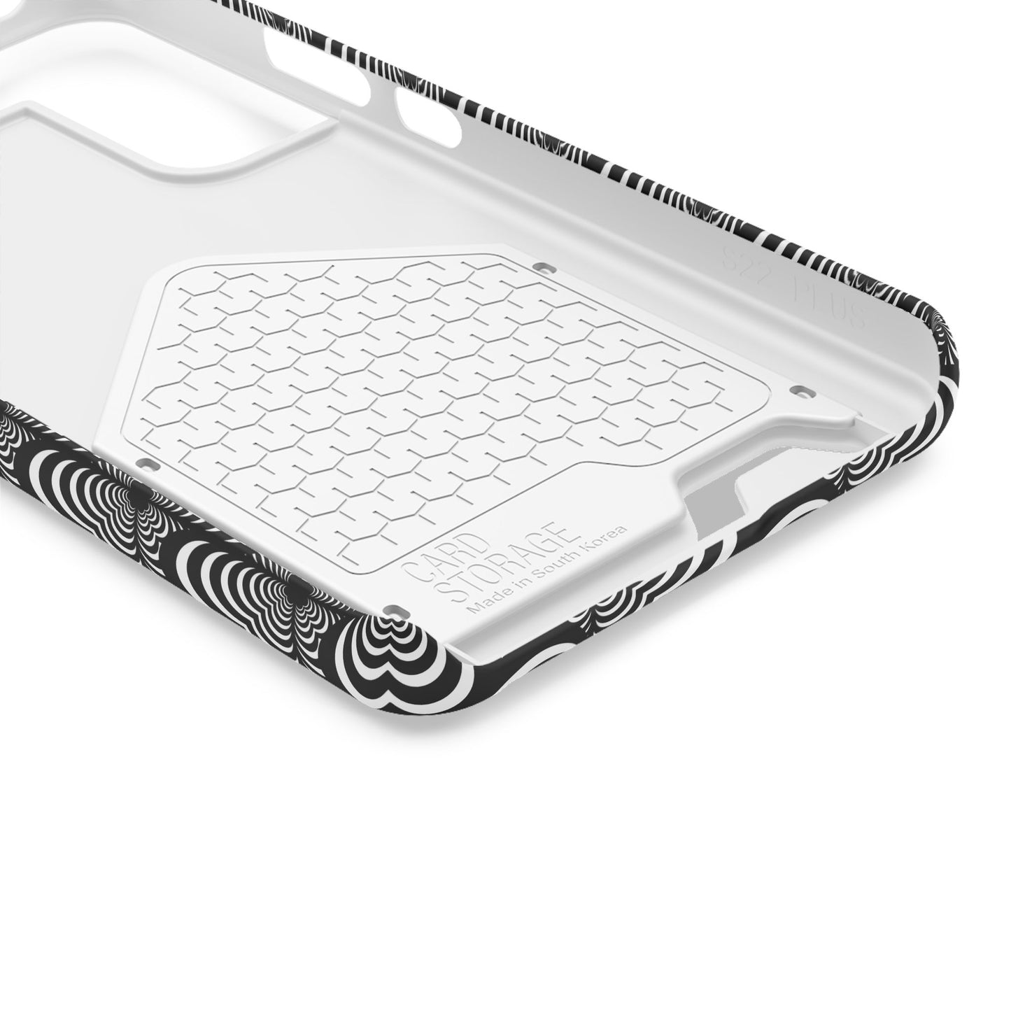 Zebra Love (TM) Black & White Phone Card Case — Slim Wallet Phone Case