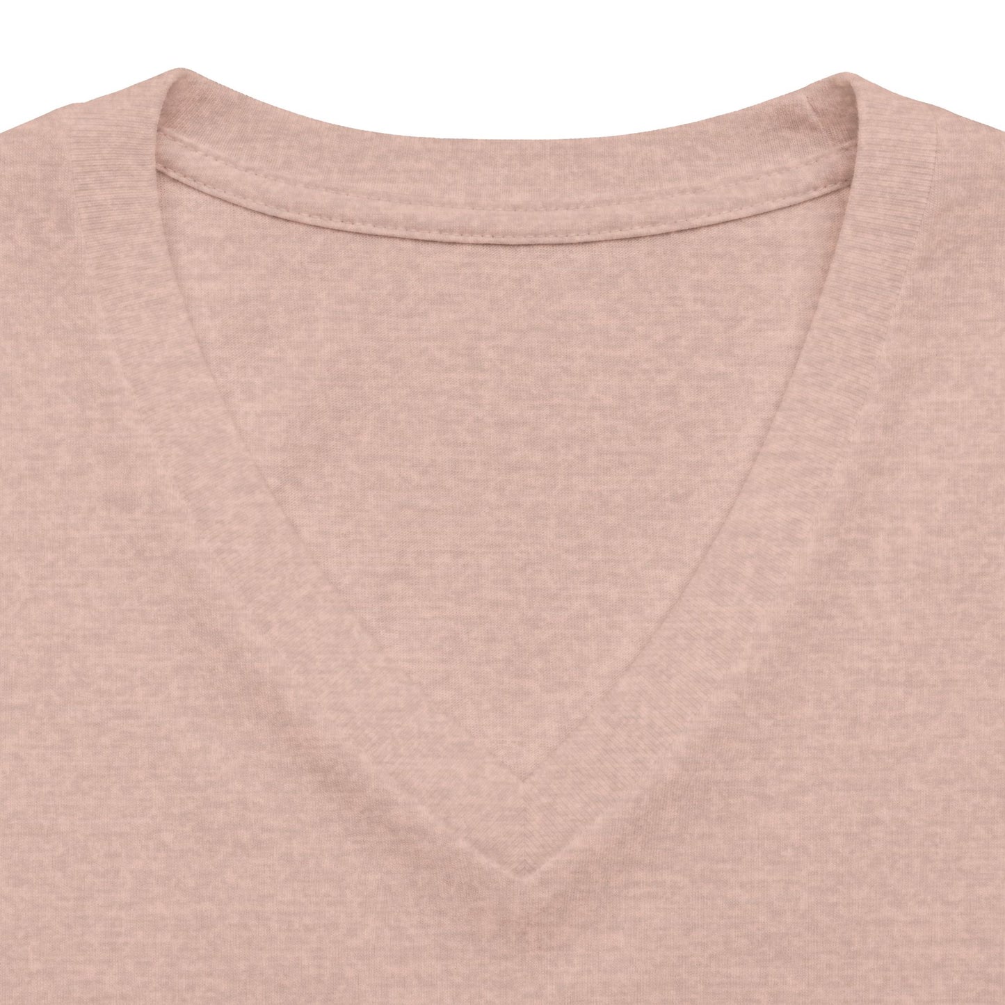 Women's V‑Neck Tee — Skeletal Lips Mandala