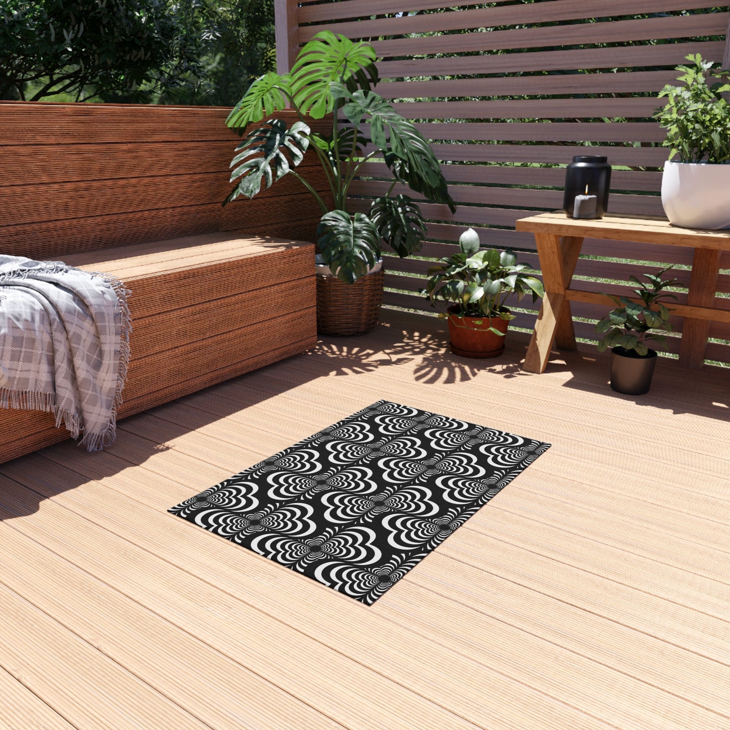 Zebra Love (TM) Outdoor Rug