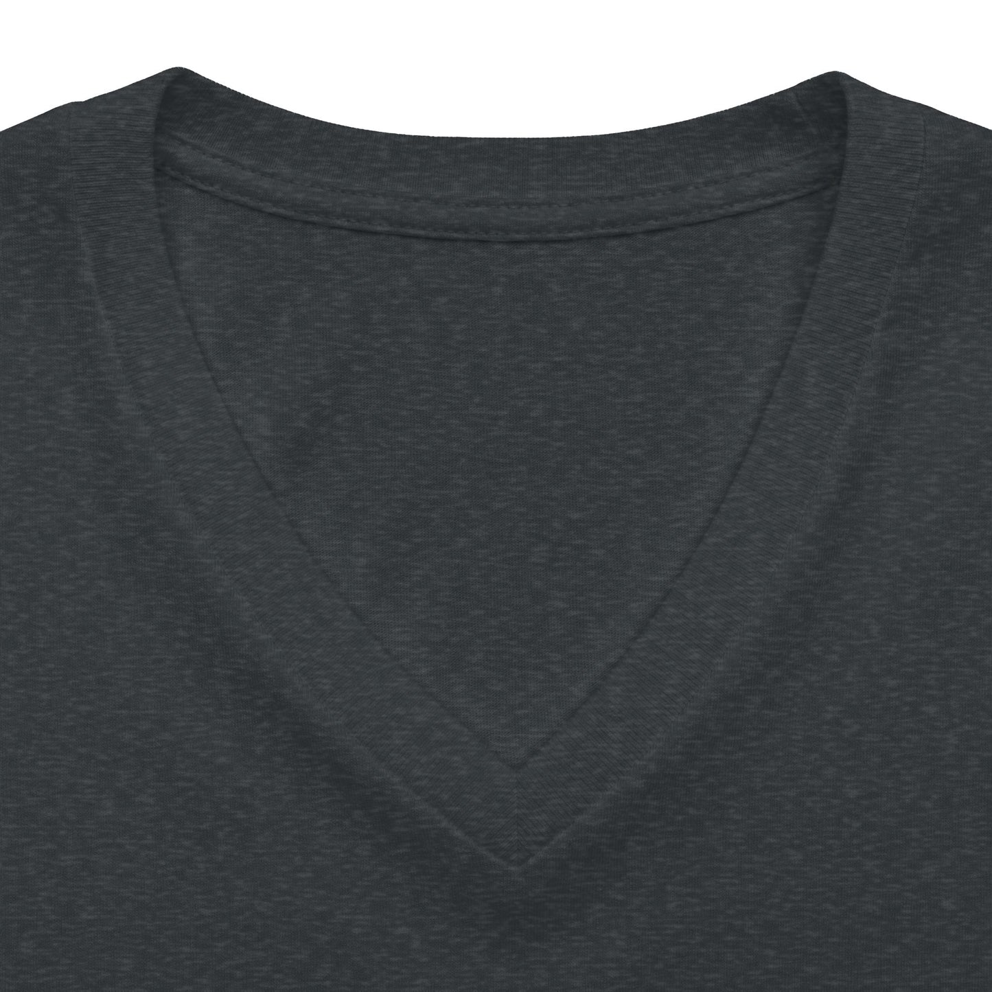 Women's V‑Neck Tee — Skeletal Lips Mandala