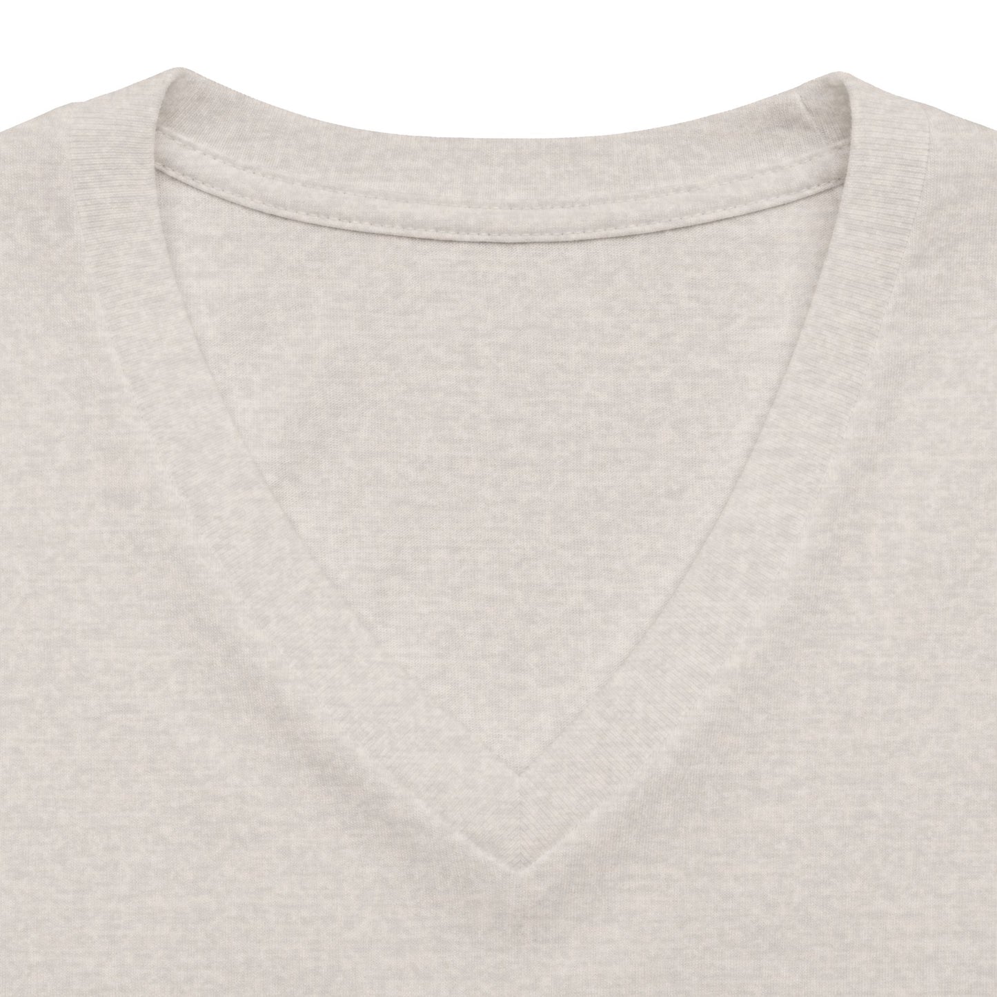Women's V‑Neck Tee — Skeletal Lips Mandala