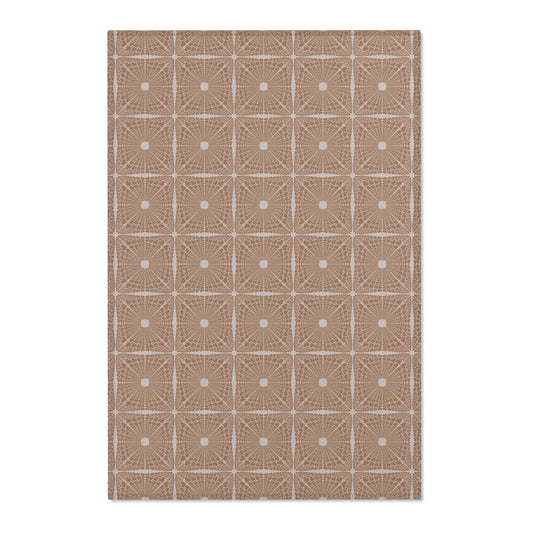 Heartburst Area Rug — Neutral Tan