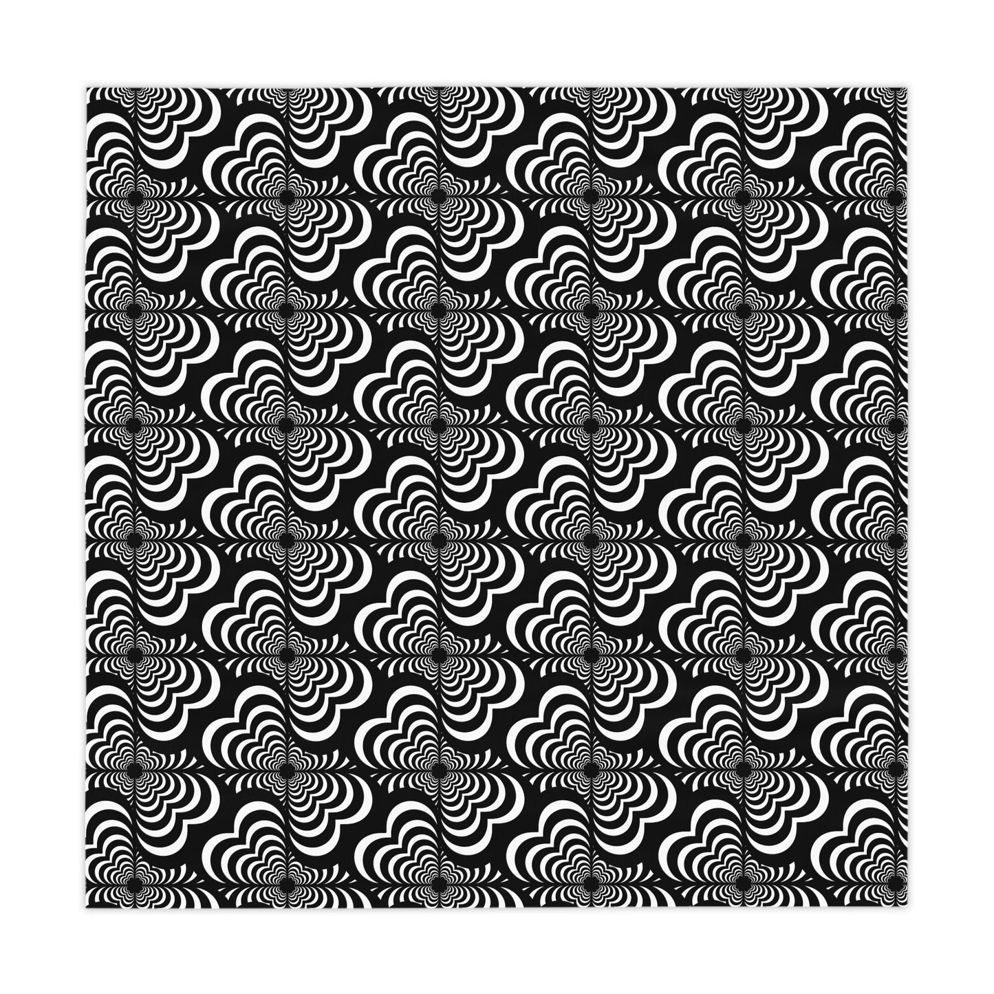 Zebra Love (TM) Tablecloth- Black and White